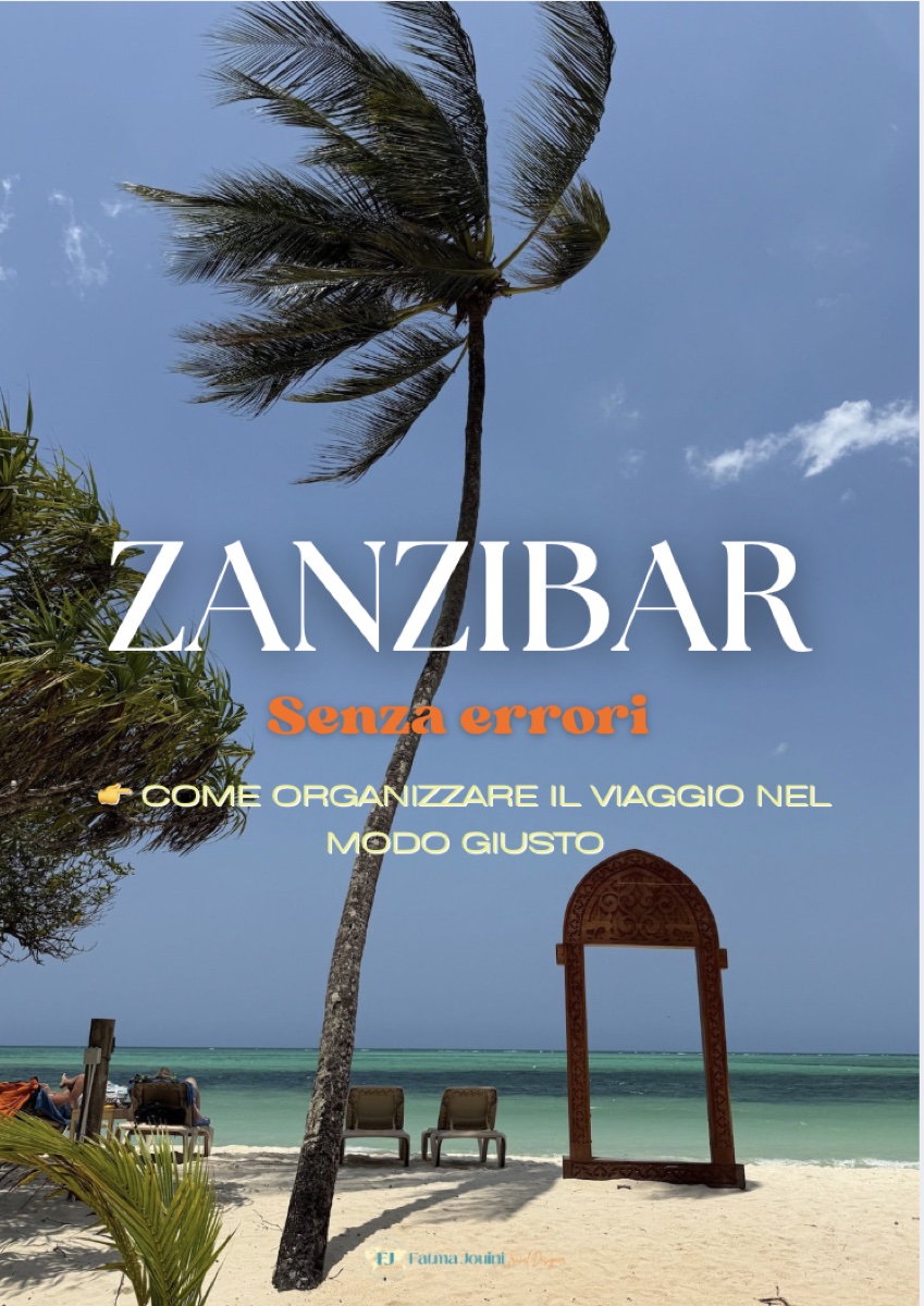 Copertina della Guida di Zanzibar di Fatma Jouini, 84 pagine