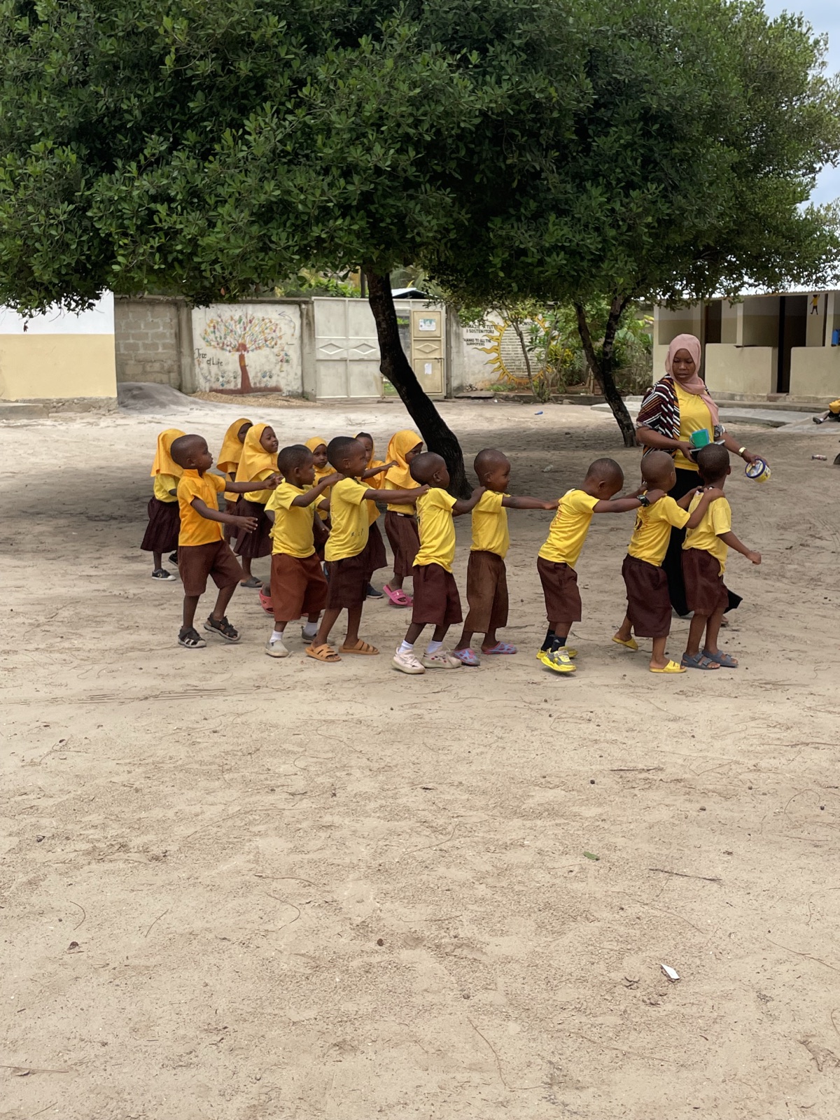 I bambini dell'asilo di Kiwengwa